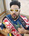 Badshah Oversized White Sunglasses For Men And Women-FunkyTradition Store