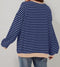 🎁Hot Sale🔥Women's Stripes Color Block Sweatshirts