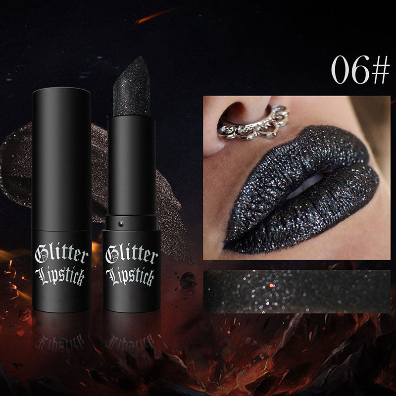 🎁Best Gift For Her🎁Matte Permanent Lipstick With Fine Glitters✨