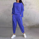 💥Limit Time 50% OFF 💕Women's 2-piece set: long-sleeved round neck top + pants🧥+👖