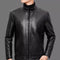 Men's Warm Plush Lining Leather Jacket Coat - Gift for Him!