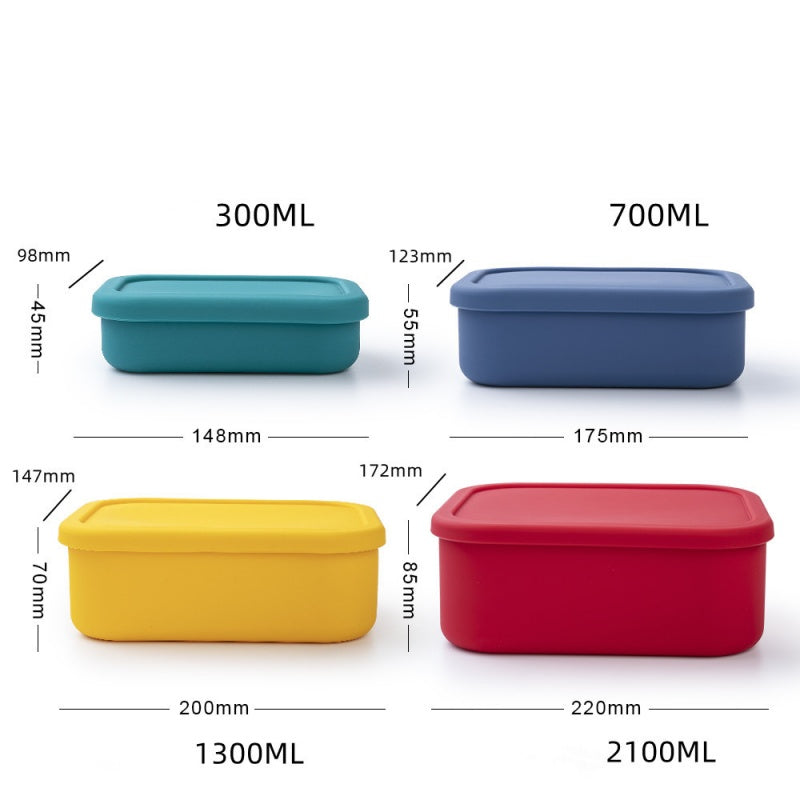 Silicone Food Storage Containers with Lids - vimin
