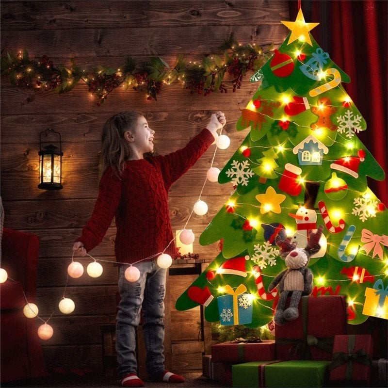 🎄Christmas Promotion 49% OFF🎁DIY Felt Christmas Tree Set - vimin